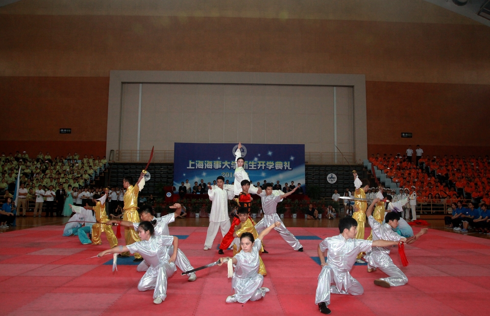 武术队表演